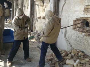 江苏金坛索拉特特种玻璃300吨玻璃窑拆除工程